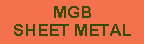 MGB Sheet Metal