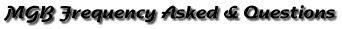 MGB-Faq